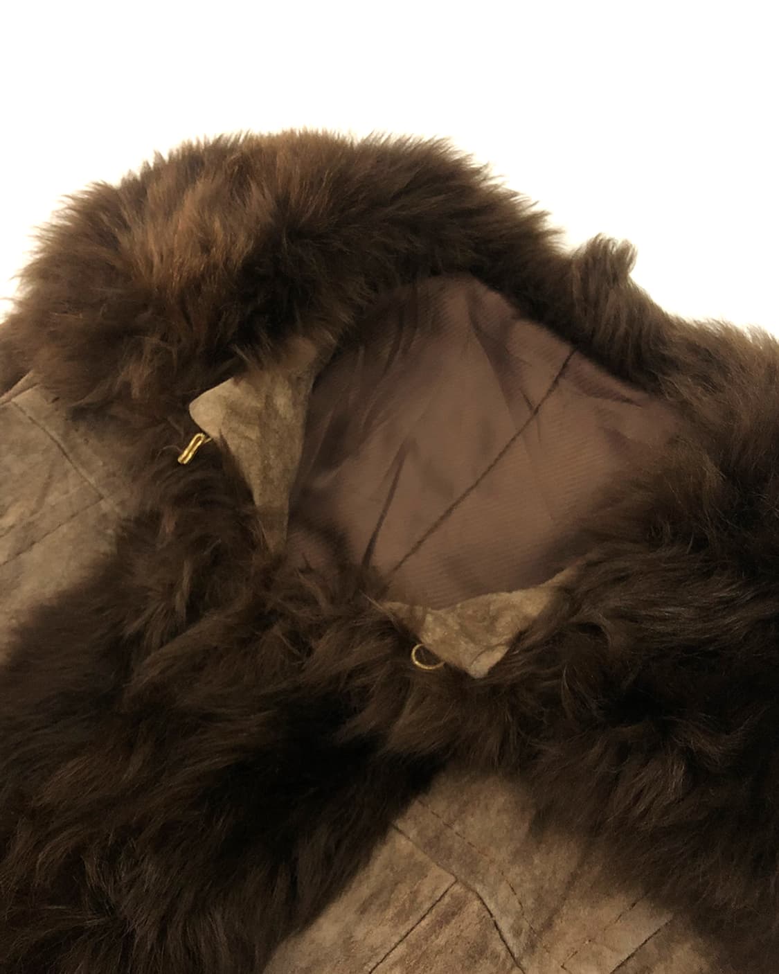 vintage 돈피 트리밍 퍼 자켓  상품이미지5