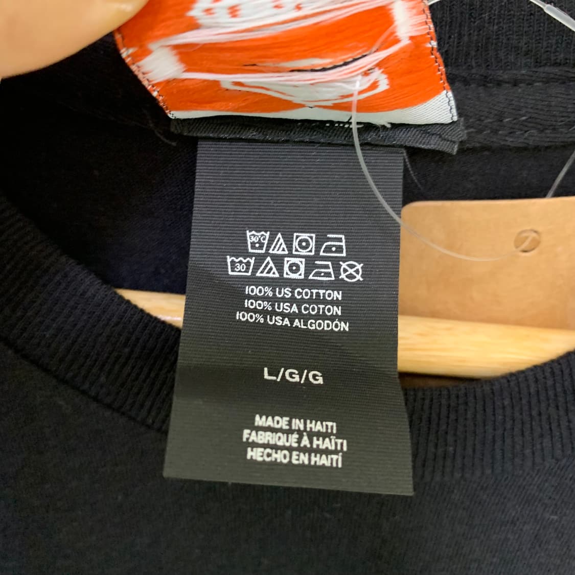 할리데이비슨 블랙 반팔 티셔츠 빈티지 레터링 이글 프린팅 남성 L 상품이미지5