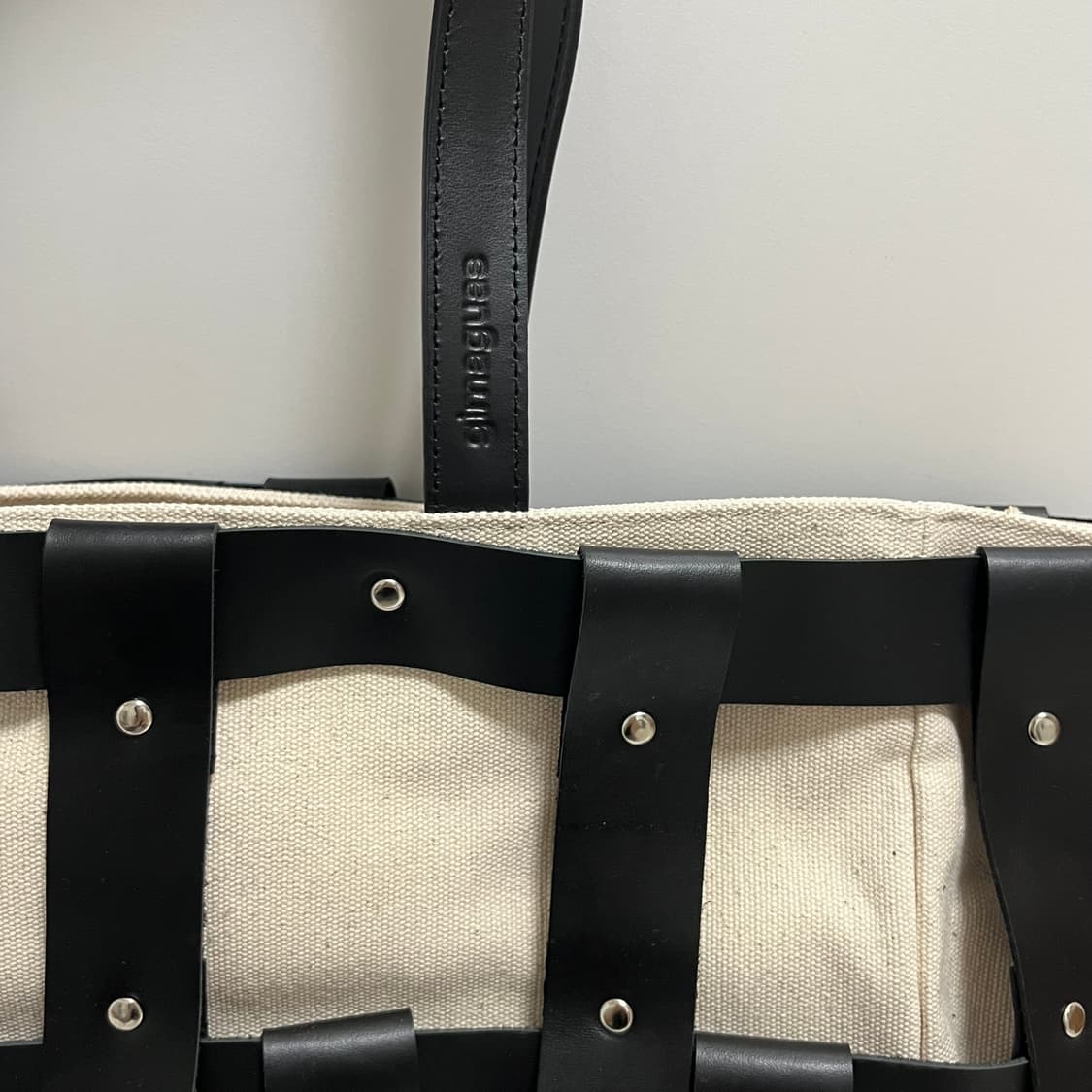 기마구아스 캔버스 쇼퍼백 상품이미지3