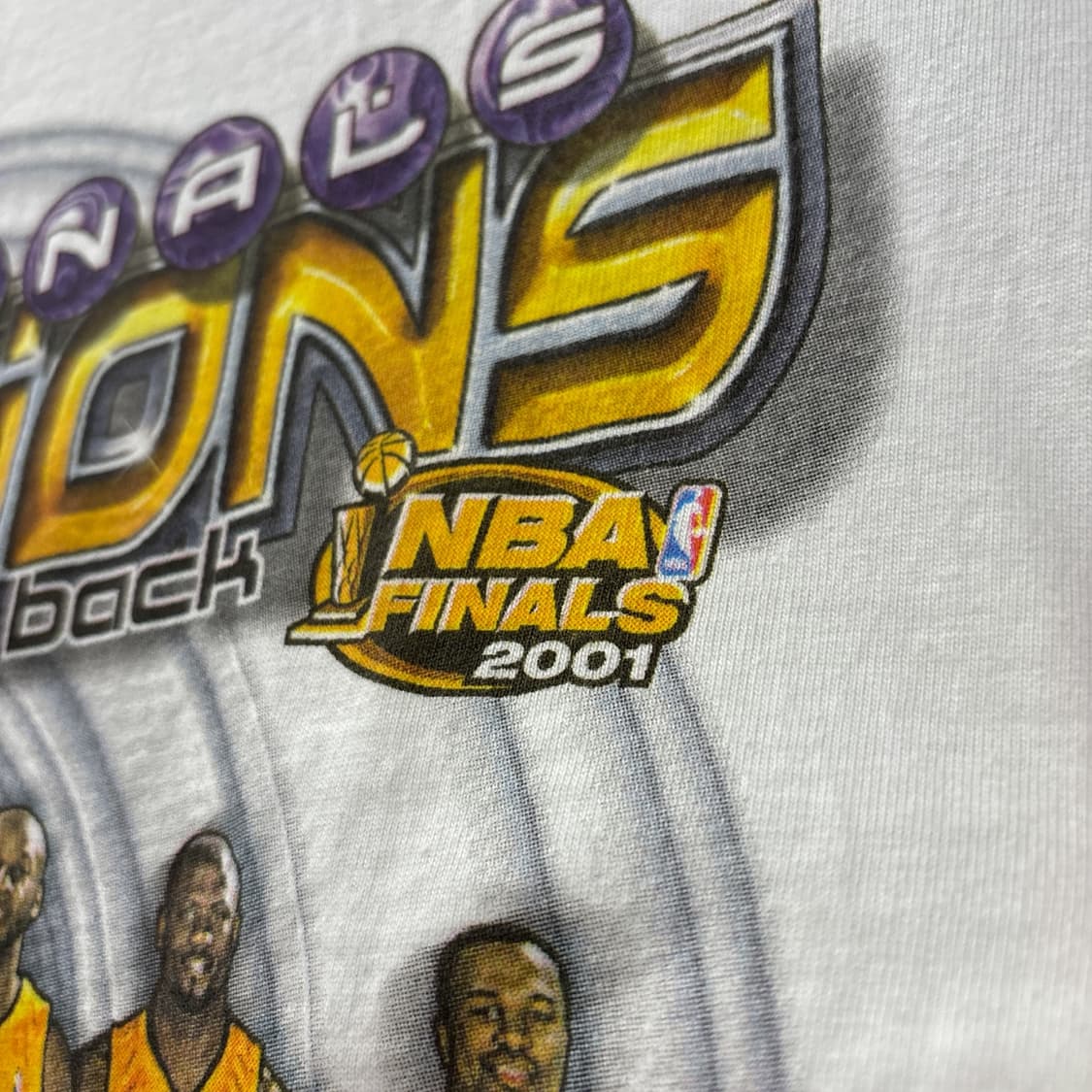 00s 리 LA레이커즈 NBA 챔피언쉽 티셔츠 코비&샤킬오닐 N1211 상품이미지5