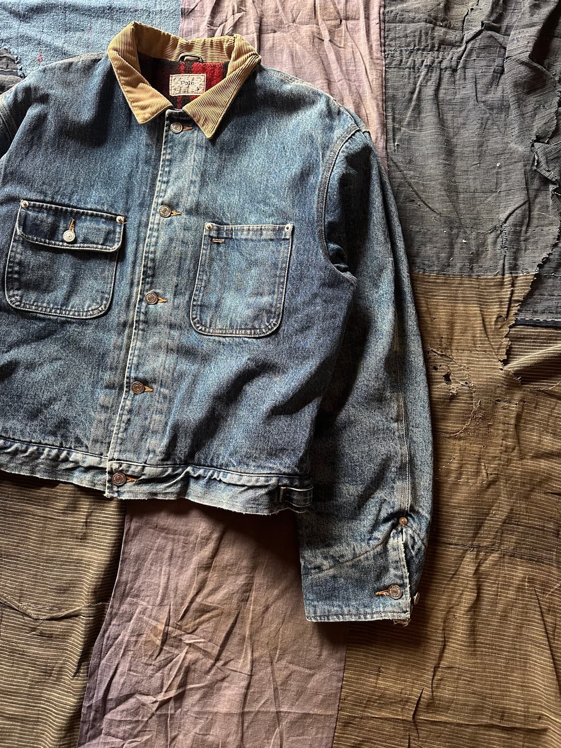 80s Polo Dungarees Denim Jacket 상품이미지3