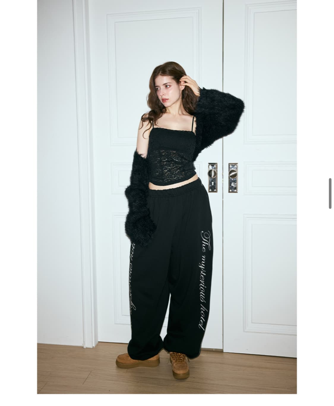 미스테리어스호텔 crop fur bolero 크롭 퍼 볼레로 가디건 상품이미지1