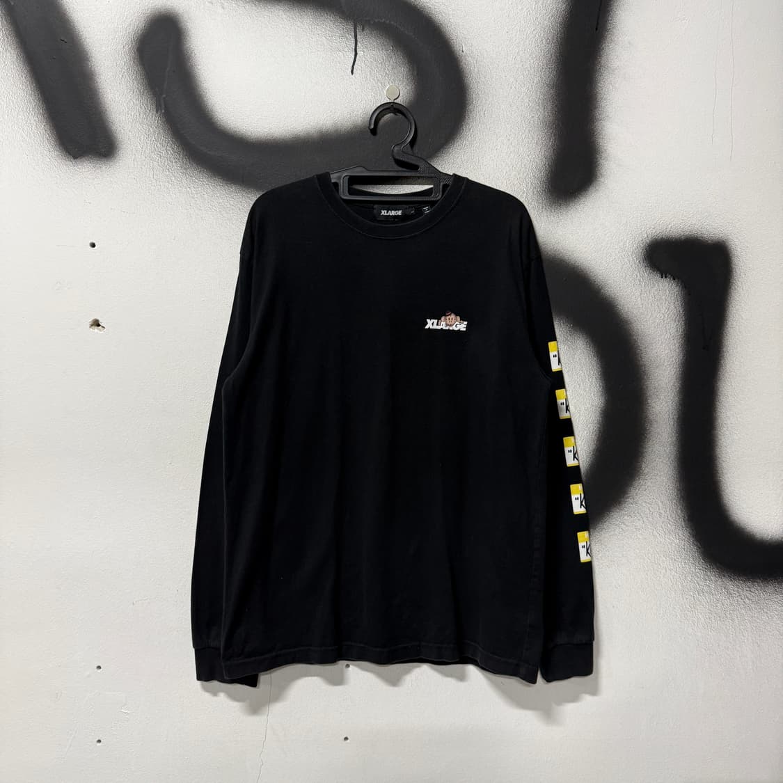 X-Large 엑스라지 멀티 프린팅 롱 슬리브 티셔츠 상품이미지1