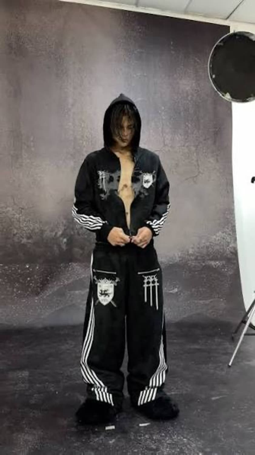 Cozyworldwide TRACKSUIT 트랙 셋업 블랙 상품이미지2