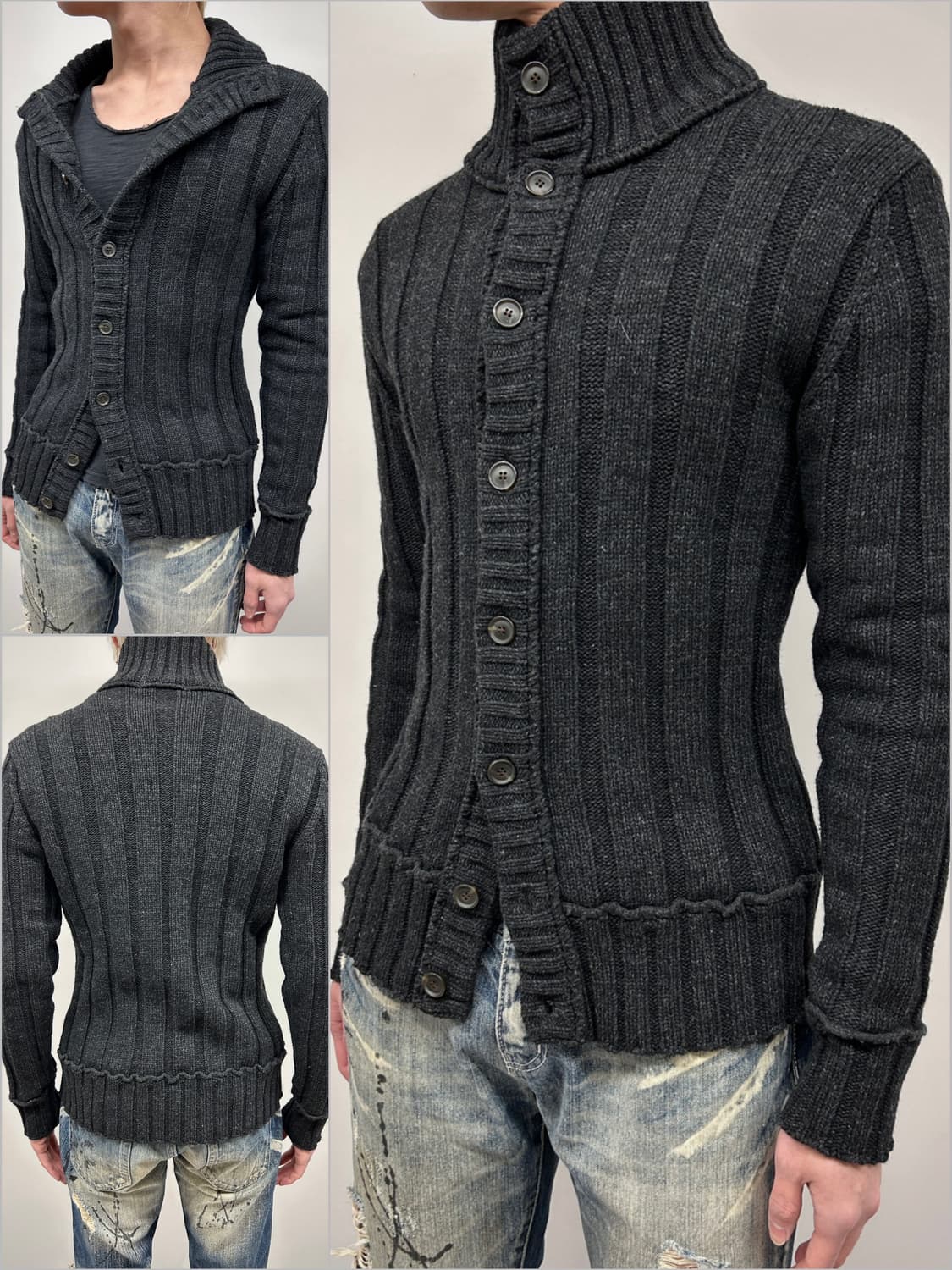 돌체앤가바나 리브 니트 가디건 상품이미지1