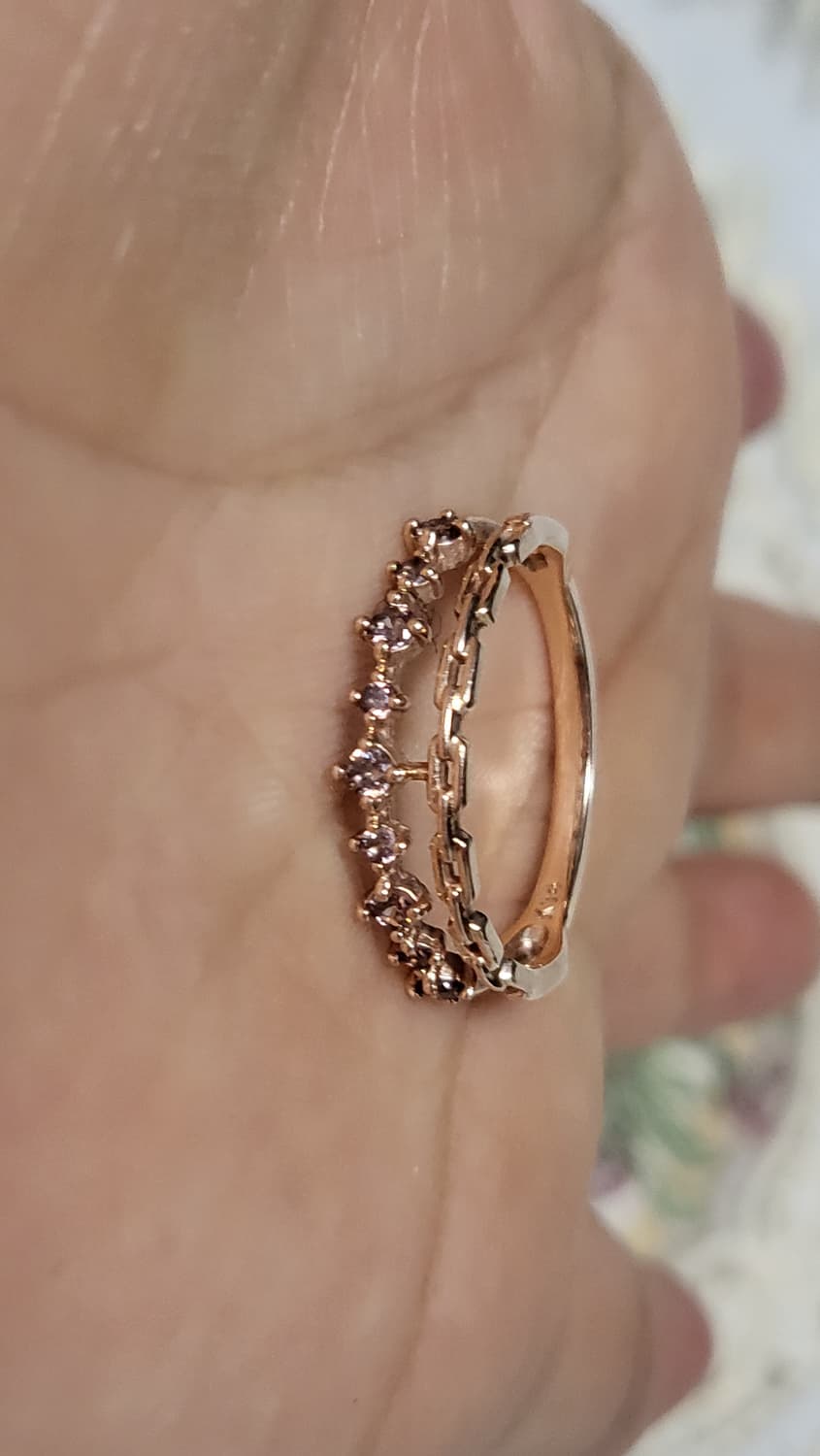 14k 투콤보반지 상품이미지1
