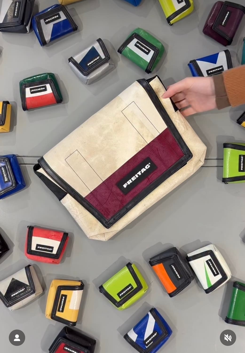 (새상품) F213 MINI MESSENGER 프라이탁 미니 메신저 키링 상품이미지9