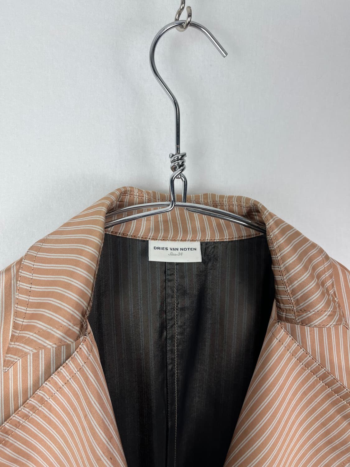 Dries Van Noten 비스코스 스트라이프 자켓  상품이미지4