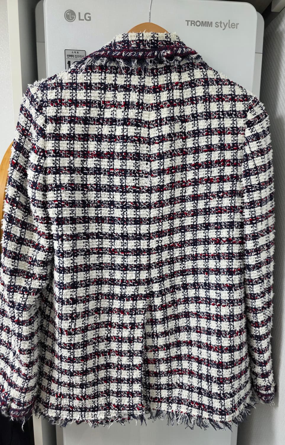 MINE 마인 이태리원단 트위드 자켓ㅡ55사이즈 상품이미지2