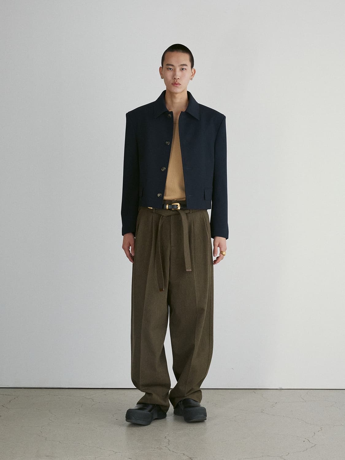 렉토 24fw 울블렌트 숏 자켓 상품이미지5