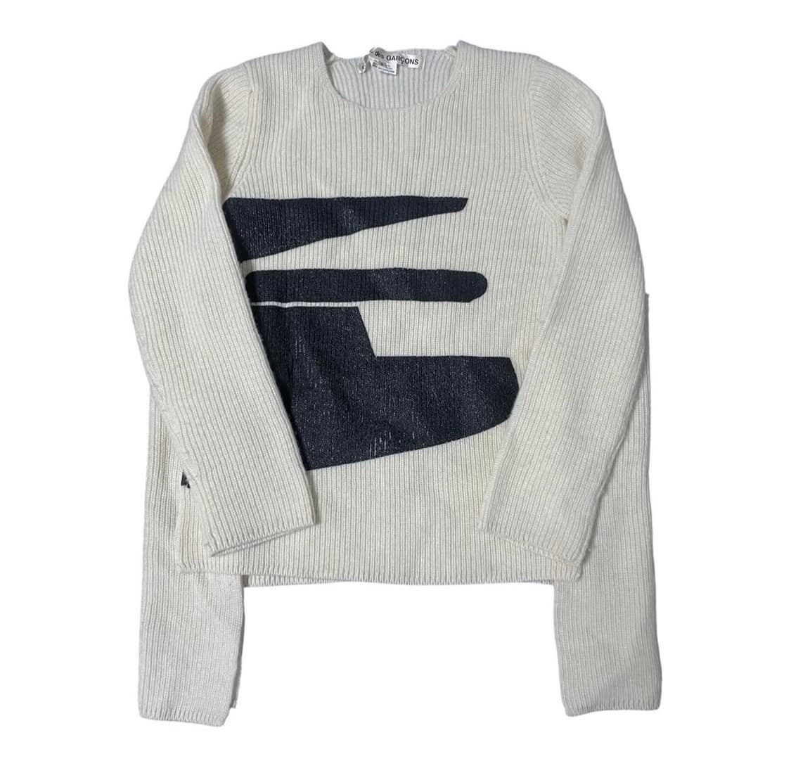 꼼데가르송 슬릿 니트 상품이미지1