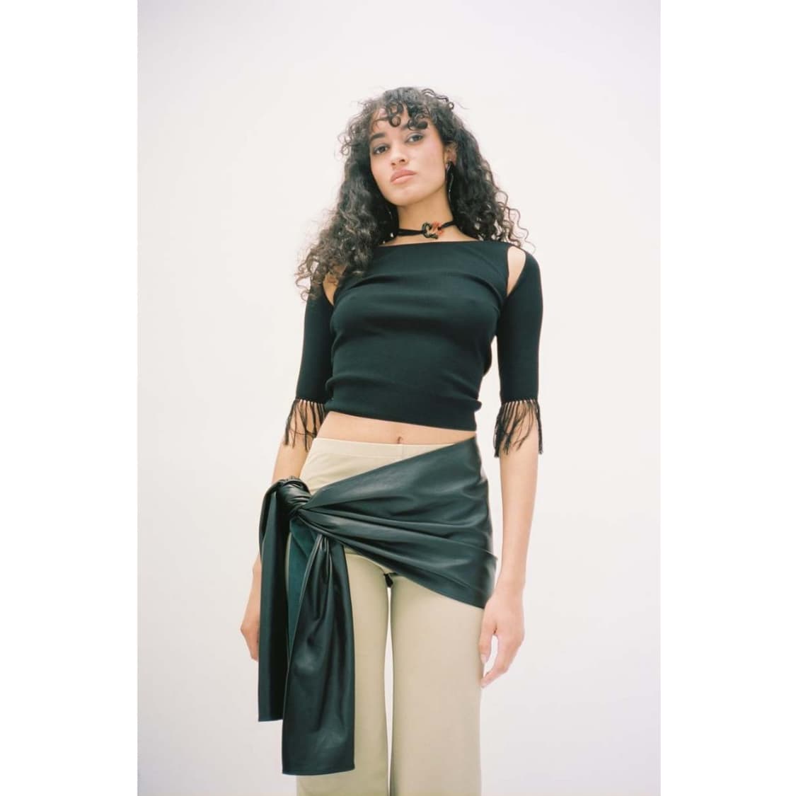 maryam nassir zadeh leather scarf 상품이미지1