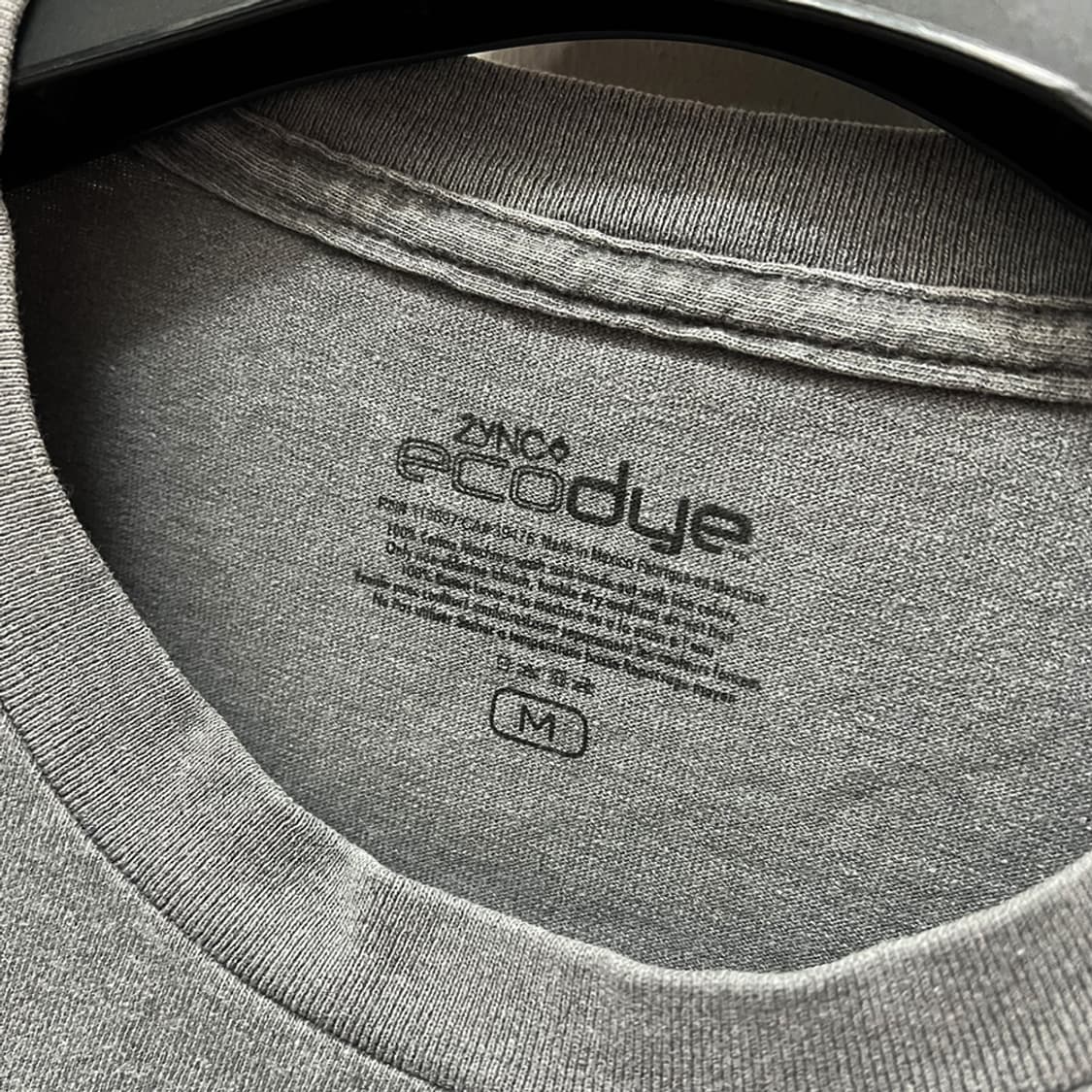 ZYNC ecodye 밴쿠버 빈티지 피그먼트 반팔티 M 상품이미지4