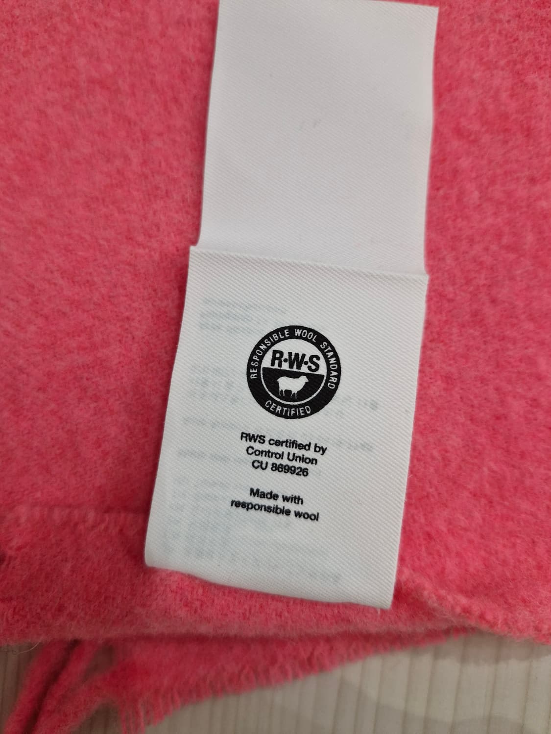 Acne Studios 아크네 스튜디오 슬림 울 프린지 스카프(뉴스키니) 상품이미지5