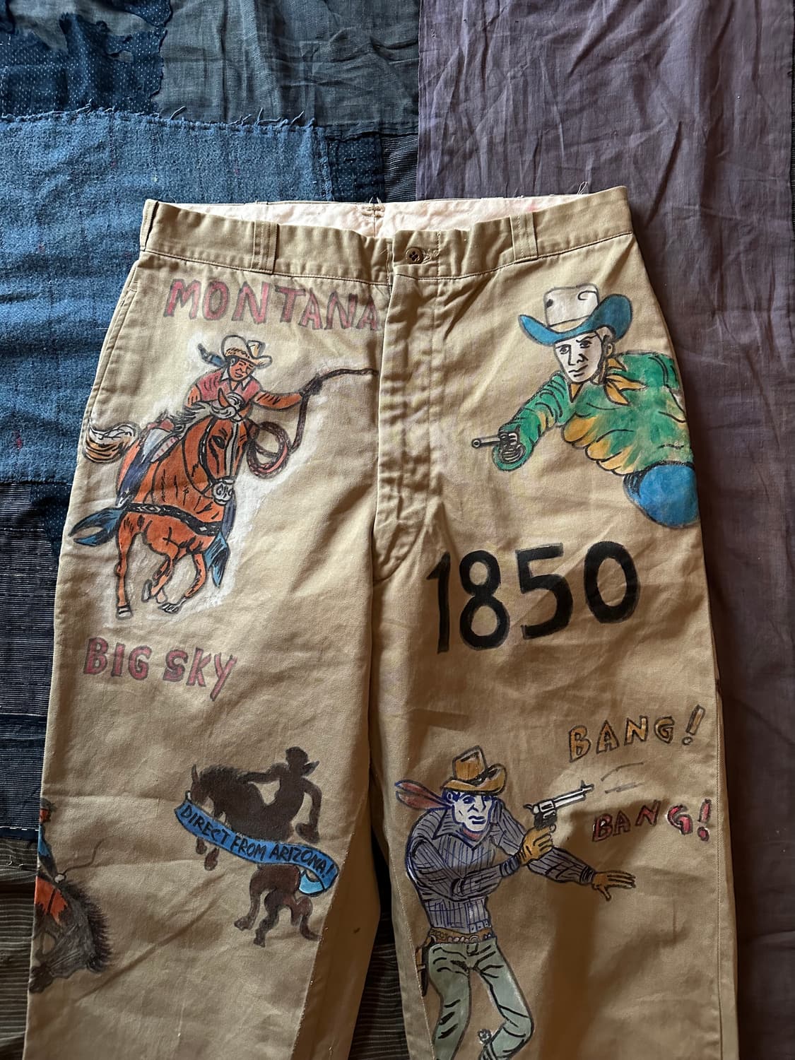 60s 빈티지 밀리터리 페인팅 치노 팬츠 (Bode LVC 시니어코드) 상품이미지3