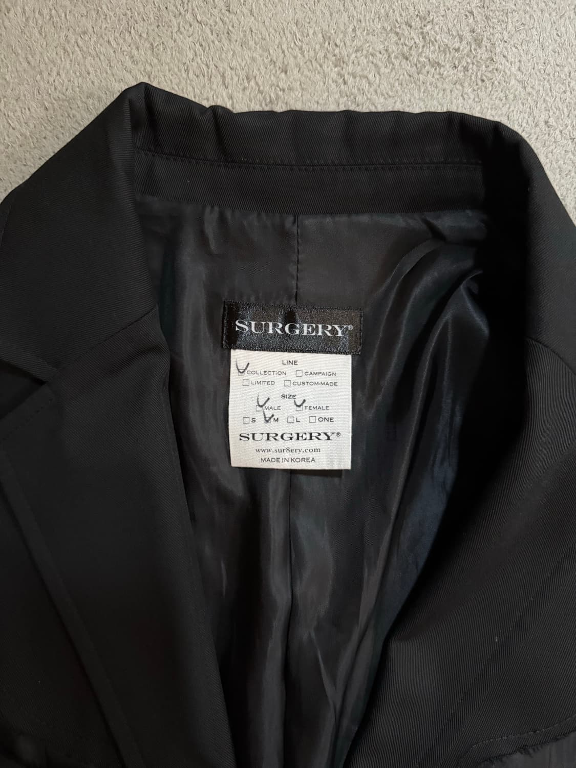 [M] Surgery 블레이저 상품이미지2