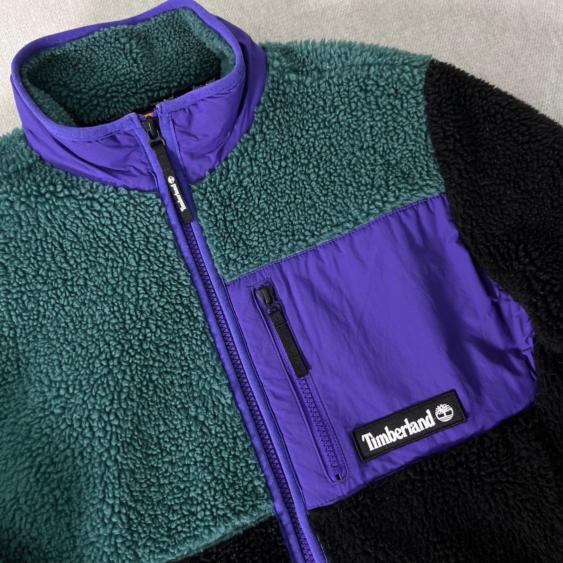 95 팀버랜드 양털 플리즈 집업 상품이미지2