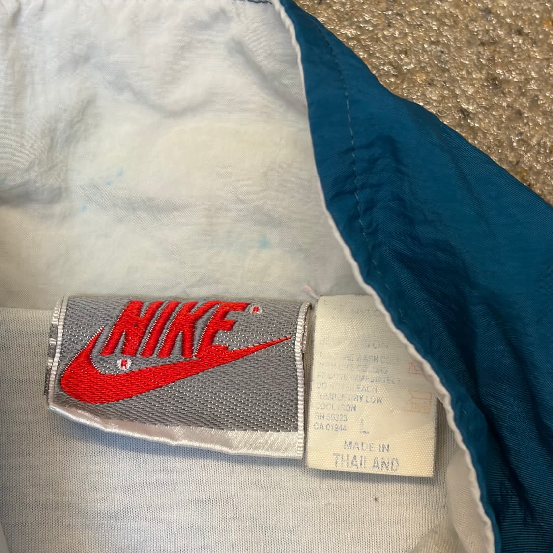 레어 80s 미국 빈티지 나이키 스몰 스우시 바람막이 상품이미지6