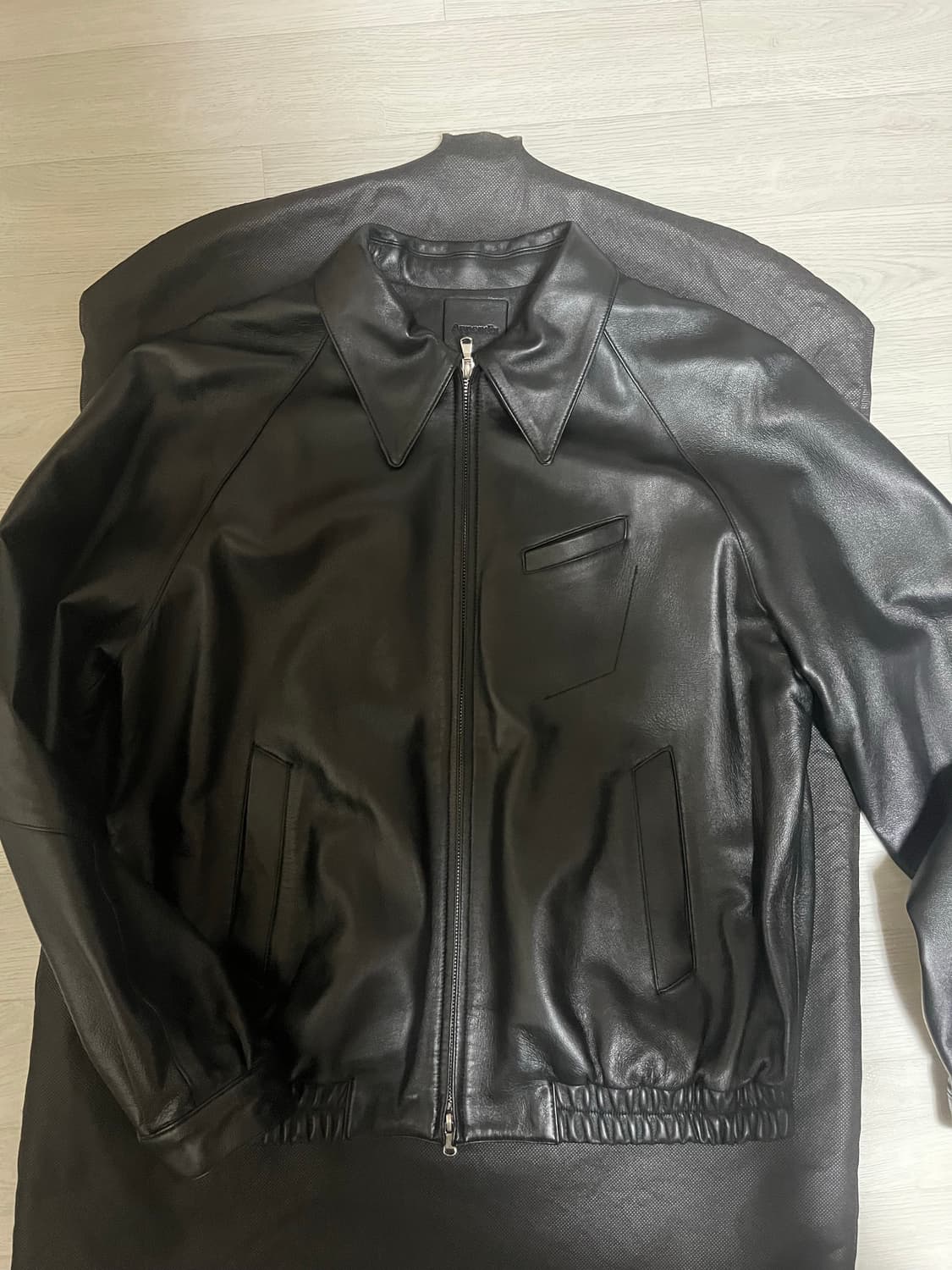 머듈 레더 자켓 3사이즈 상품이미지7