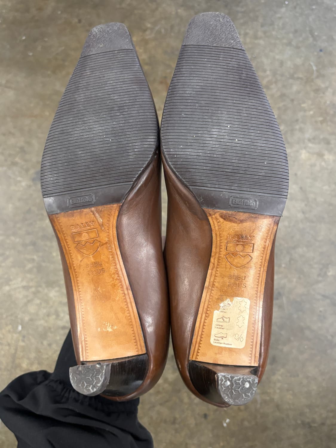 BALLY 발리 브라운 가죽 여성 펌프스 240 상품이미지7