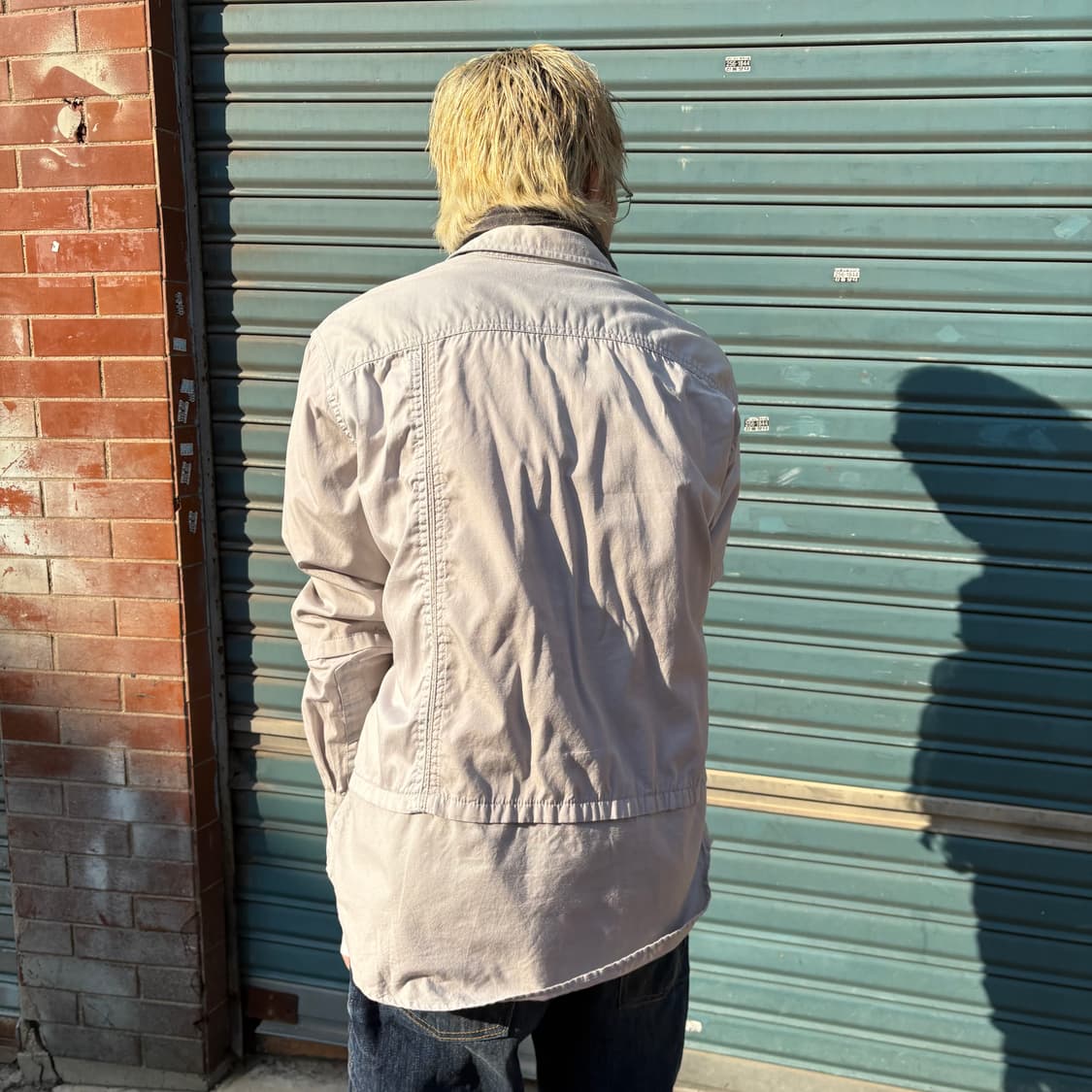 20AW 꼼데가르송 옴므 멀티포켓 그레이 롱슬리브 셔츠 상품이미지4