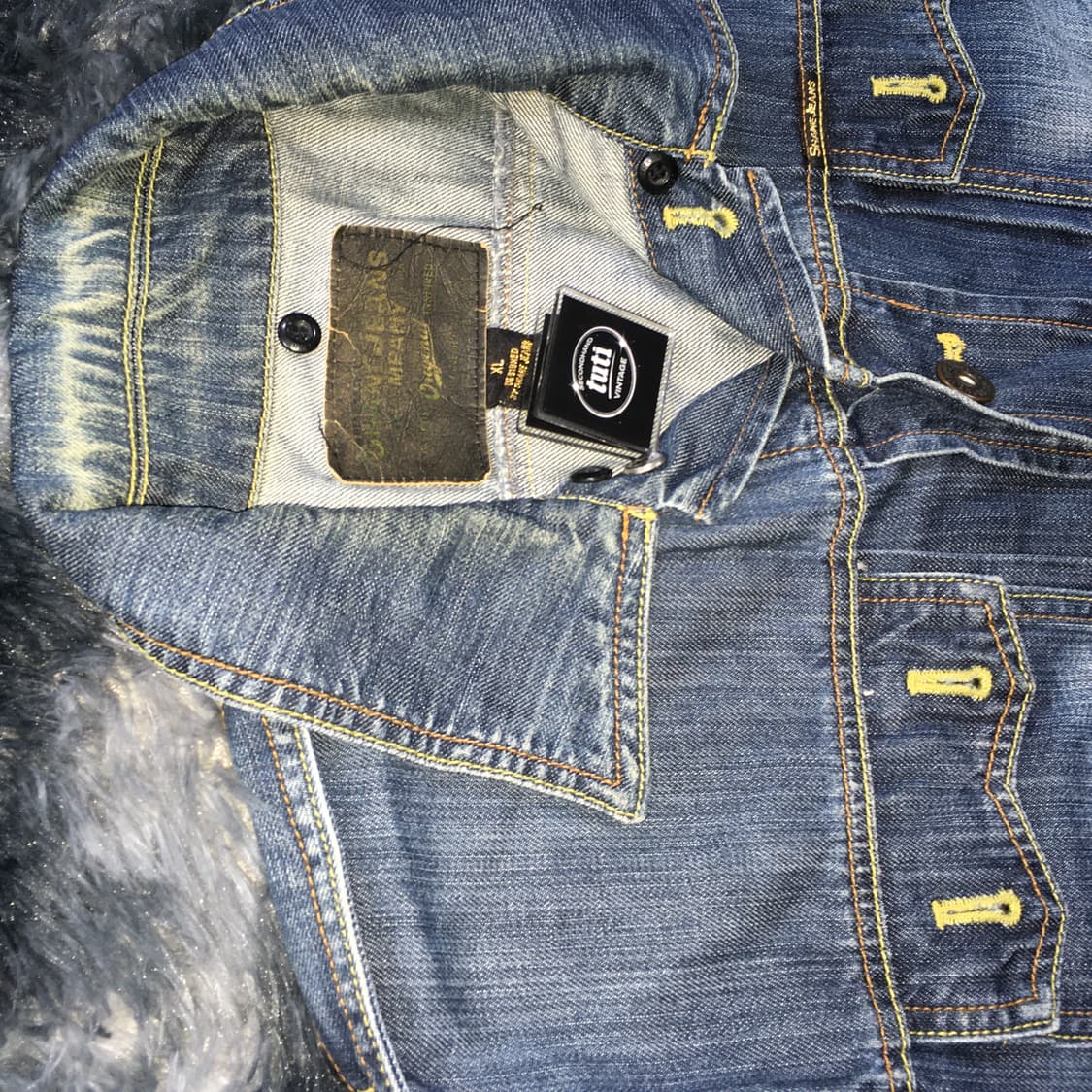 투티/0181 shane jeans 웨스턴 워싱 데님자켓 트러커 상품이미지8