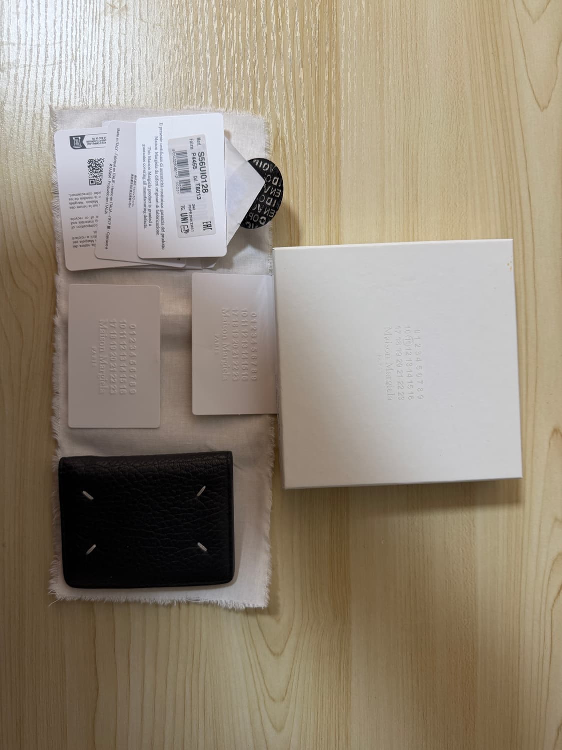 메종마르지엘라 키링 지갑 블랙 상품이미지1