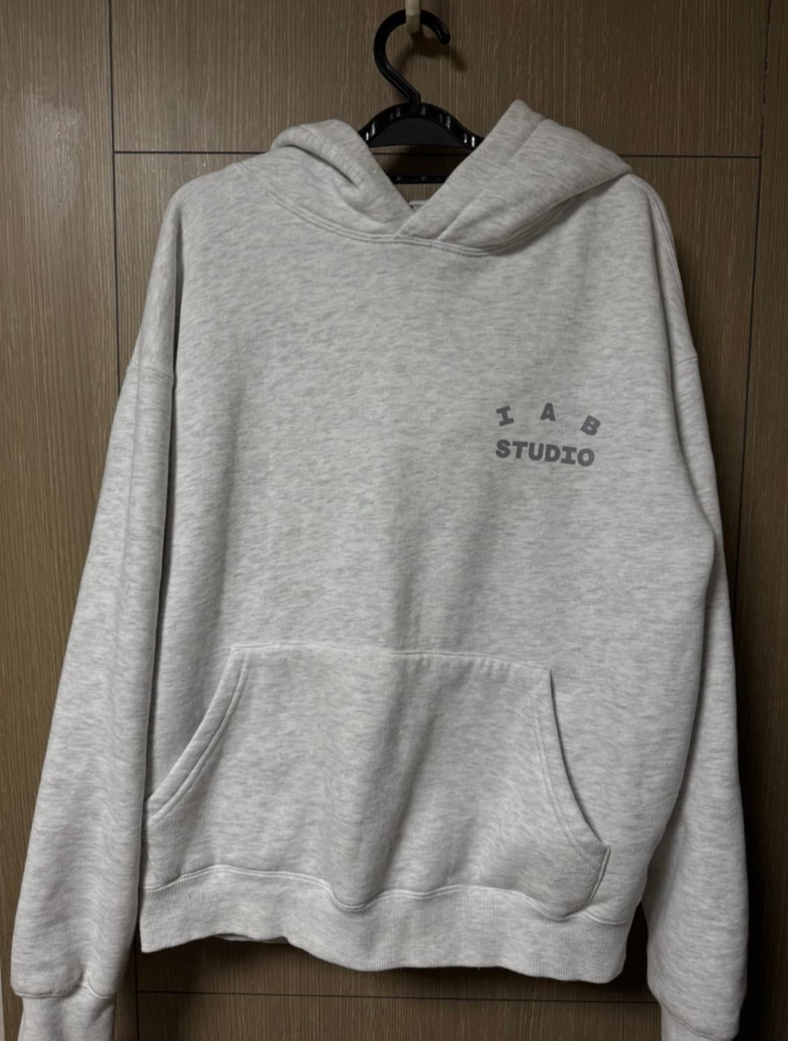 IAB 아이앱 후드 라이트 그레이 M (실착 1회) 상품이미지3
