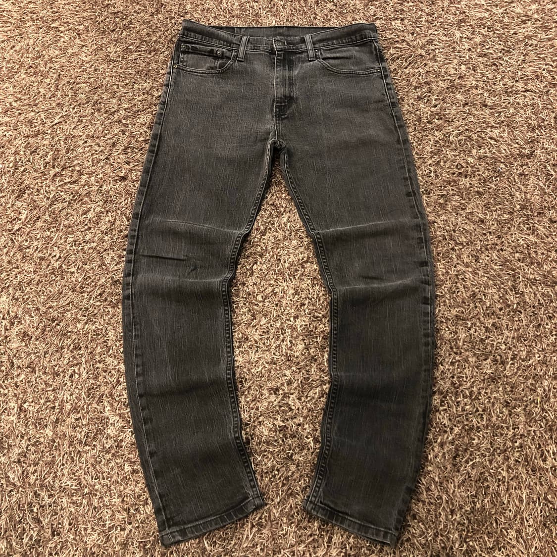 리바이스 508 블랙 워싱 데님 팬츠 상품이미지2