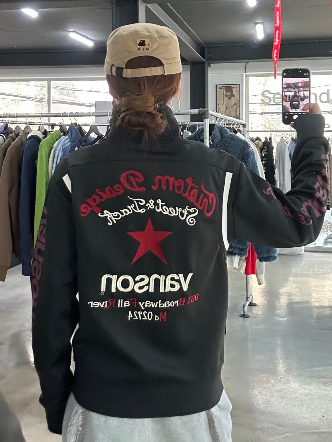 벤슨 하이넥 패치 져지집업 상품이미지1