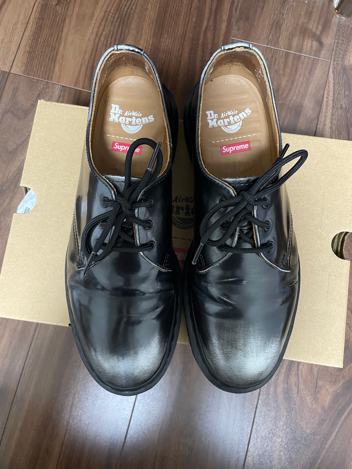 Dr. Martens x Supreme 1461 Gray Silver 상품이미지1