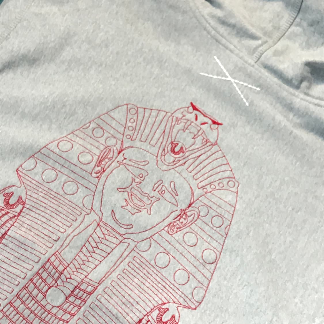 트루릴리전 그레이 헤비코튼 기모 후디 남성 115 빅사이즈 상품이미지8