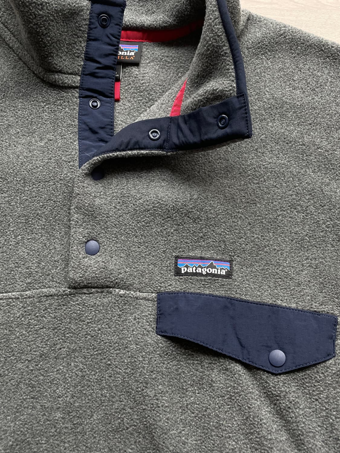 파타고니아 신칠라 니켈 네이비 그레이 플리스 patagonia 상품이미지4