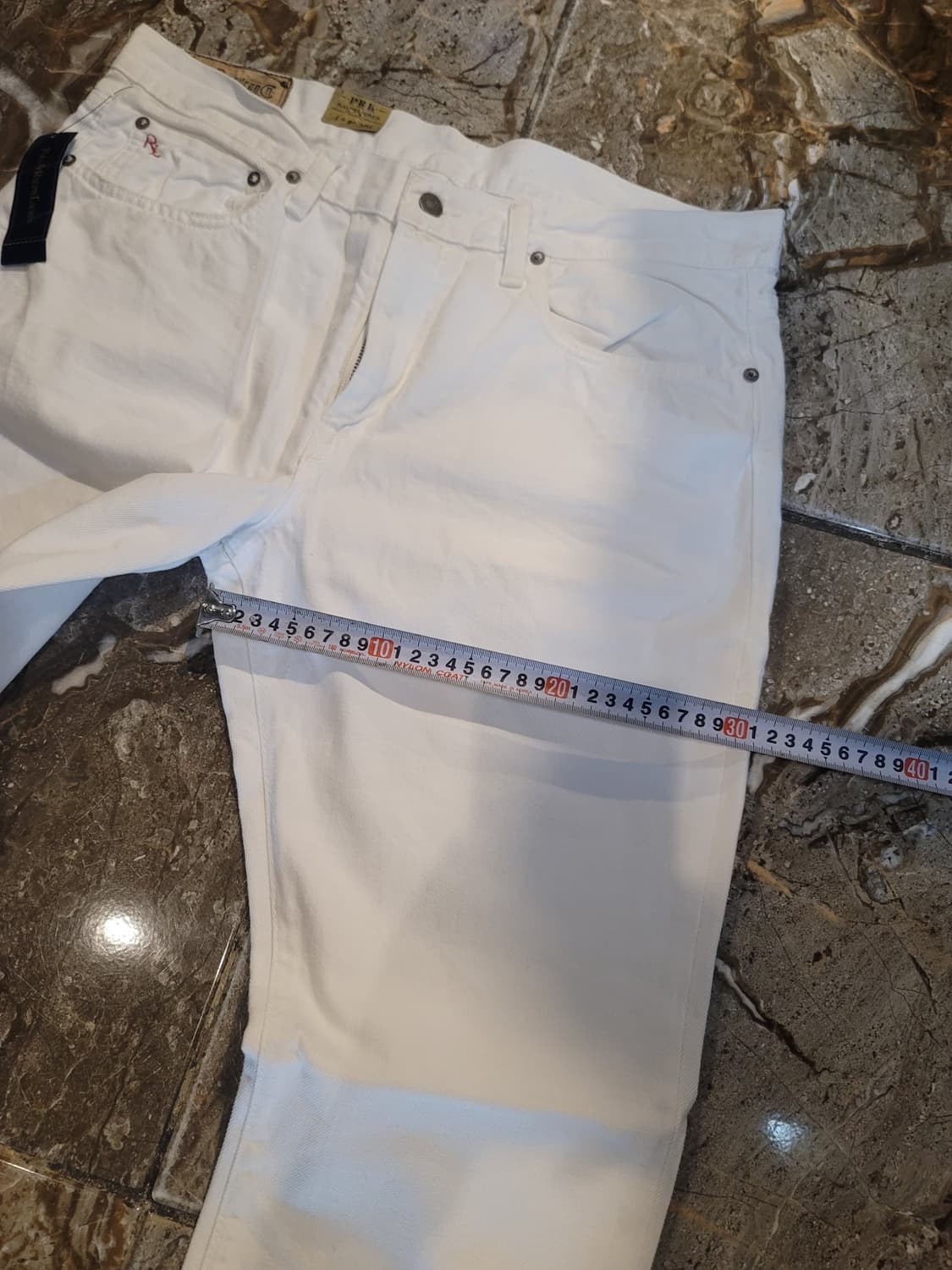 폴로 랄프로렌 화이트 데님 팬츠 상품이미지7