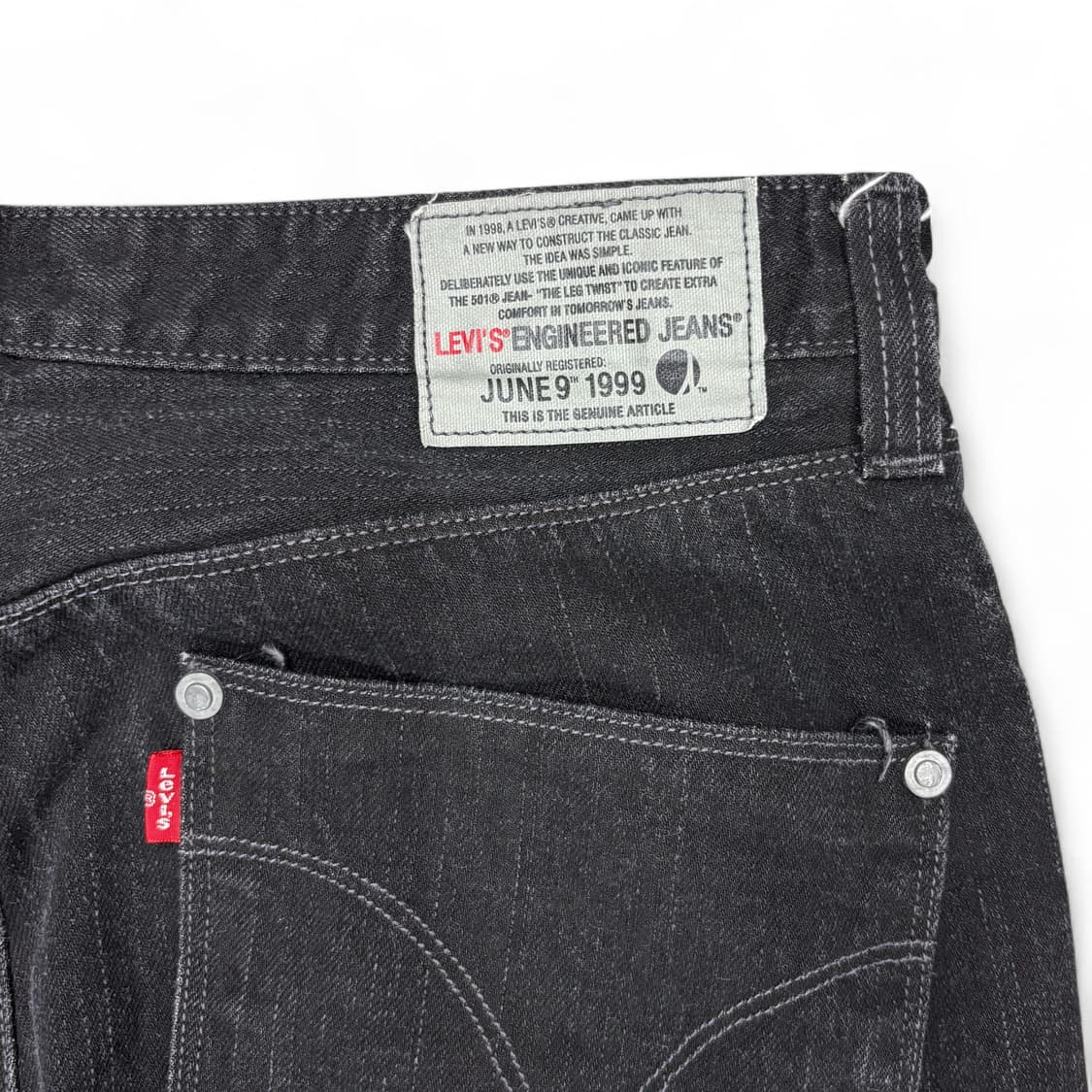 00's 리바이스 엔지니어드 진 블랙 상품이미지3