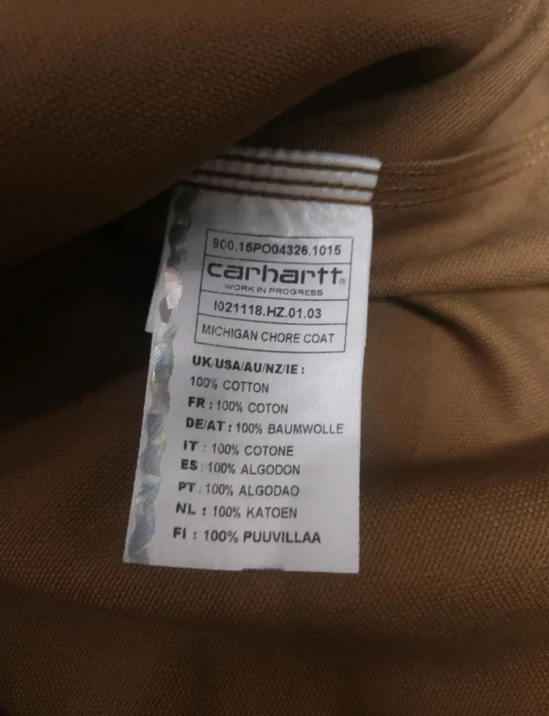 칼하트 디트로이트 워크자켓, S 상품이미지6