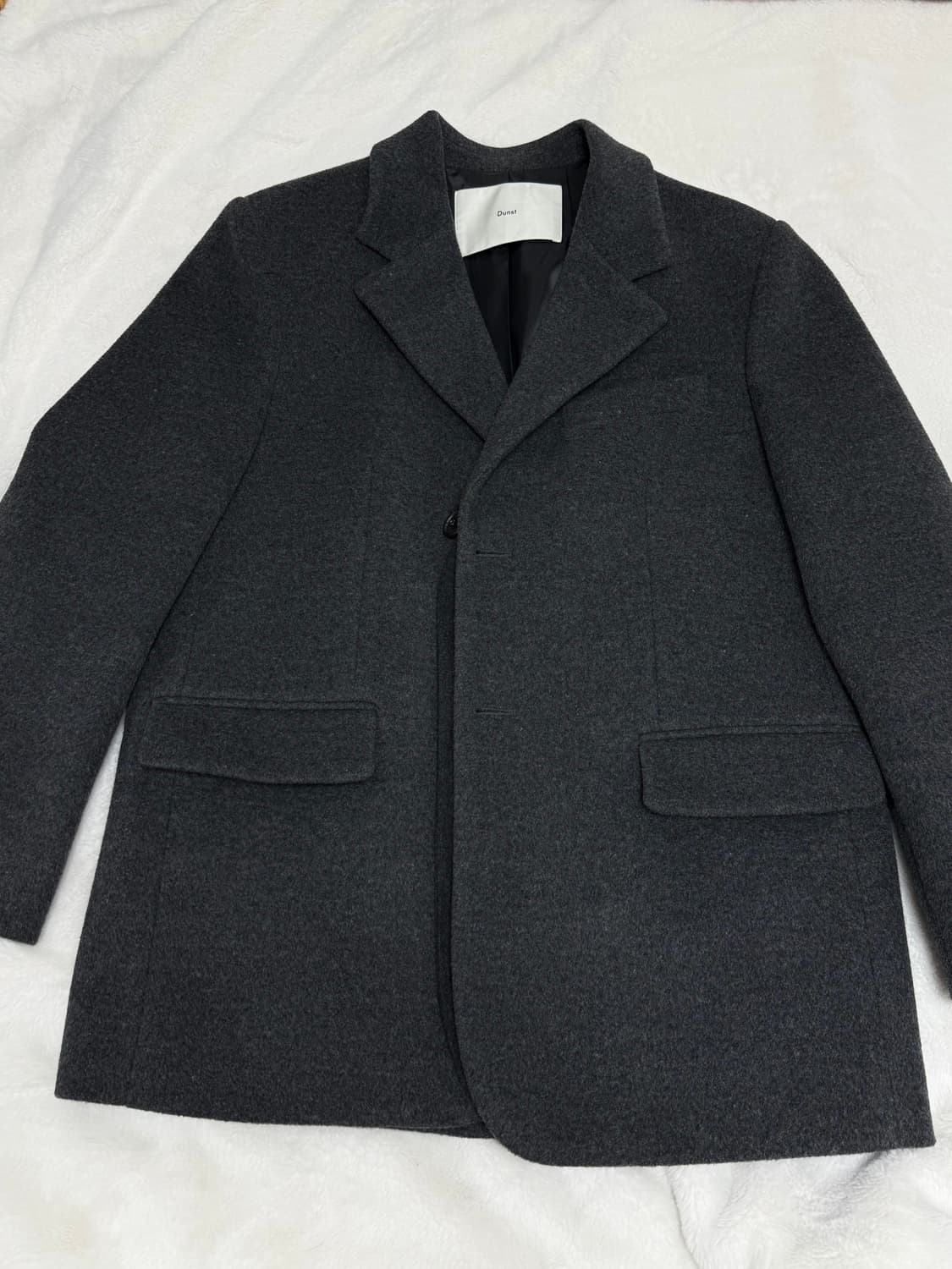 던스트 울 캐시미어 자켓 차콜 상품이미지7