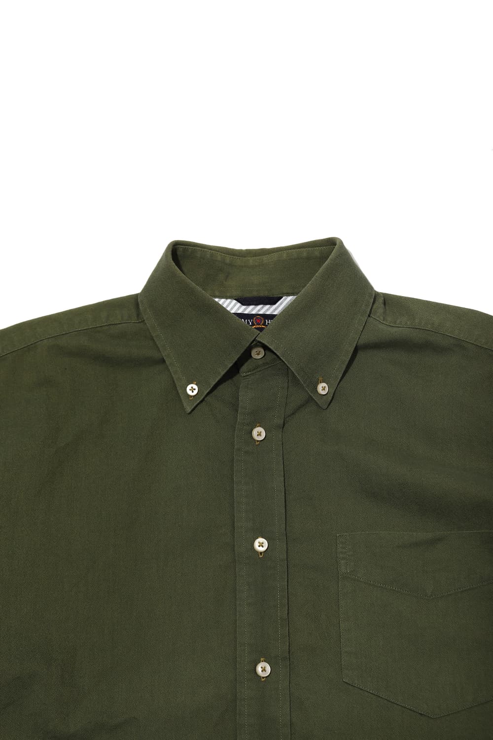 타미 힐피거 00s 옥스퍼드 헤리티지 로고 오버핏 셔츠  상품이미지2