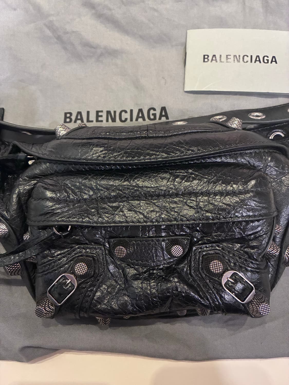 발렌시아가 르카골 벨트백 블랙 (새상품급) 상품이미지2