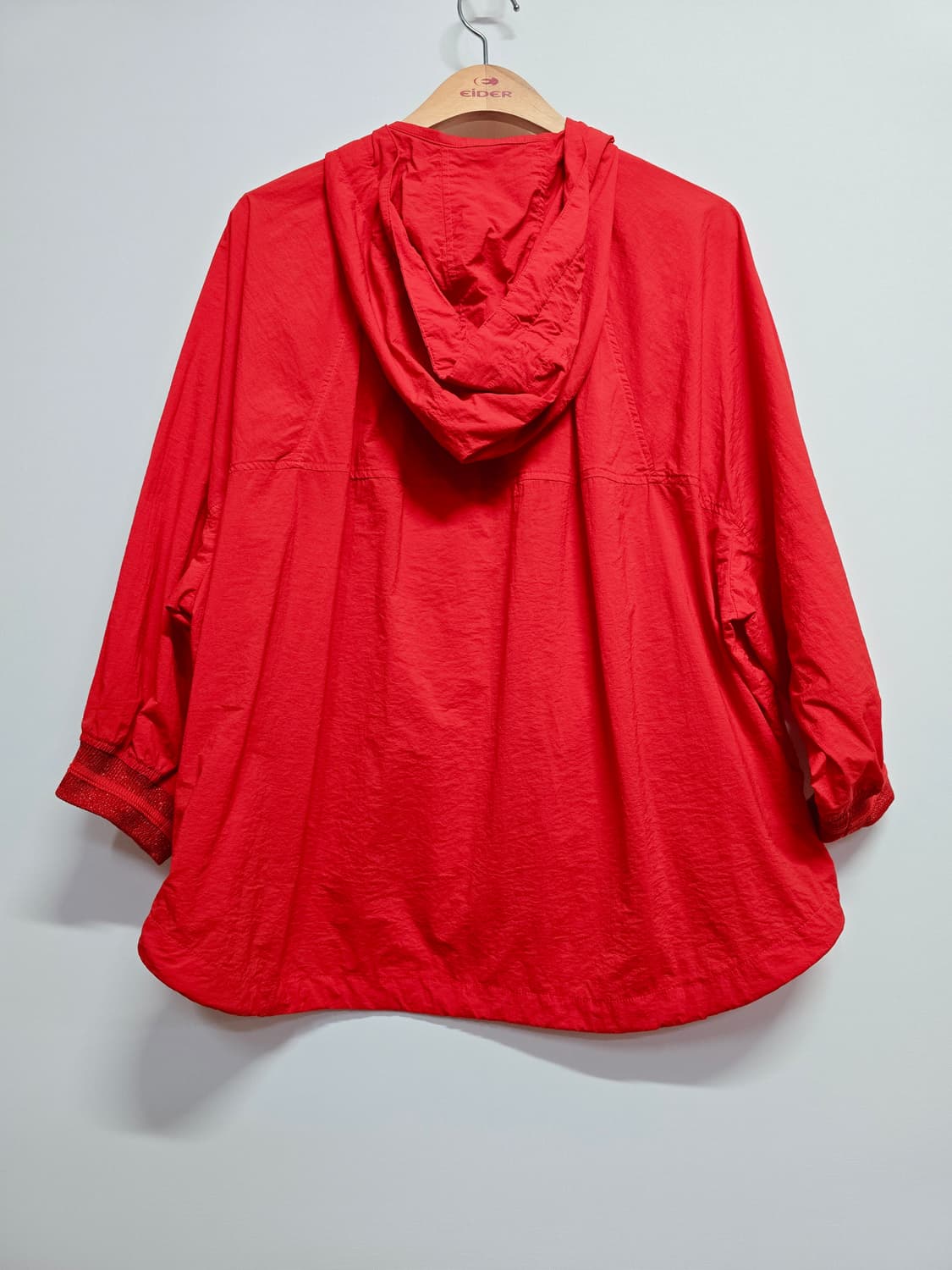 크레송 여성 바람막이 후드 자켓 레드105 상품이미지5