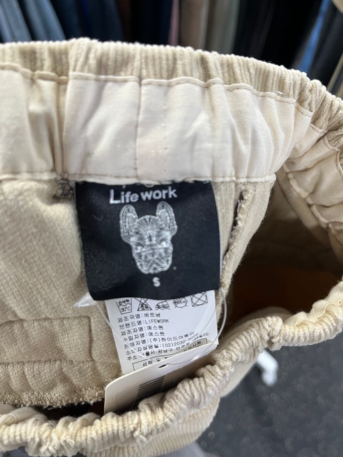 라이프워크 코듀로이 포켓팬츠 S사이즈 상품이미지5