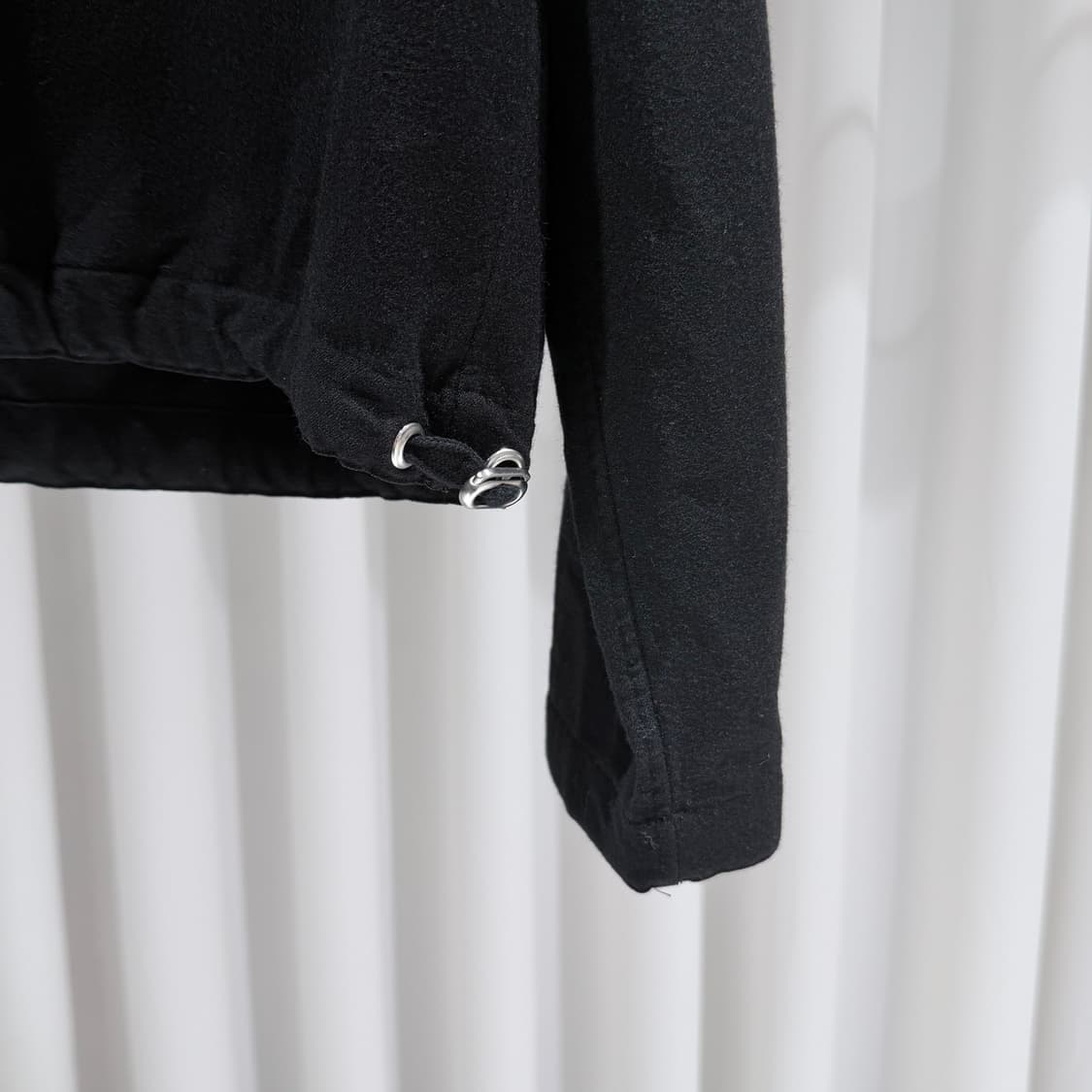 (A+/39(16.5)) / 에르메스 울 4버튼 카라 박시 폴로 셔츠 상품이미지5