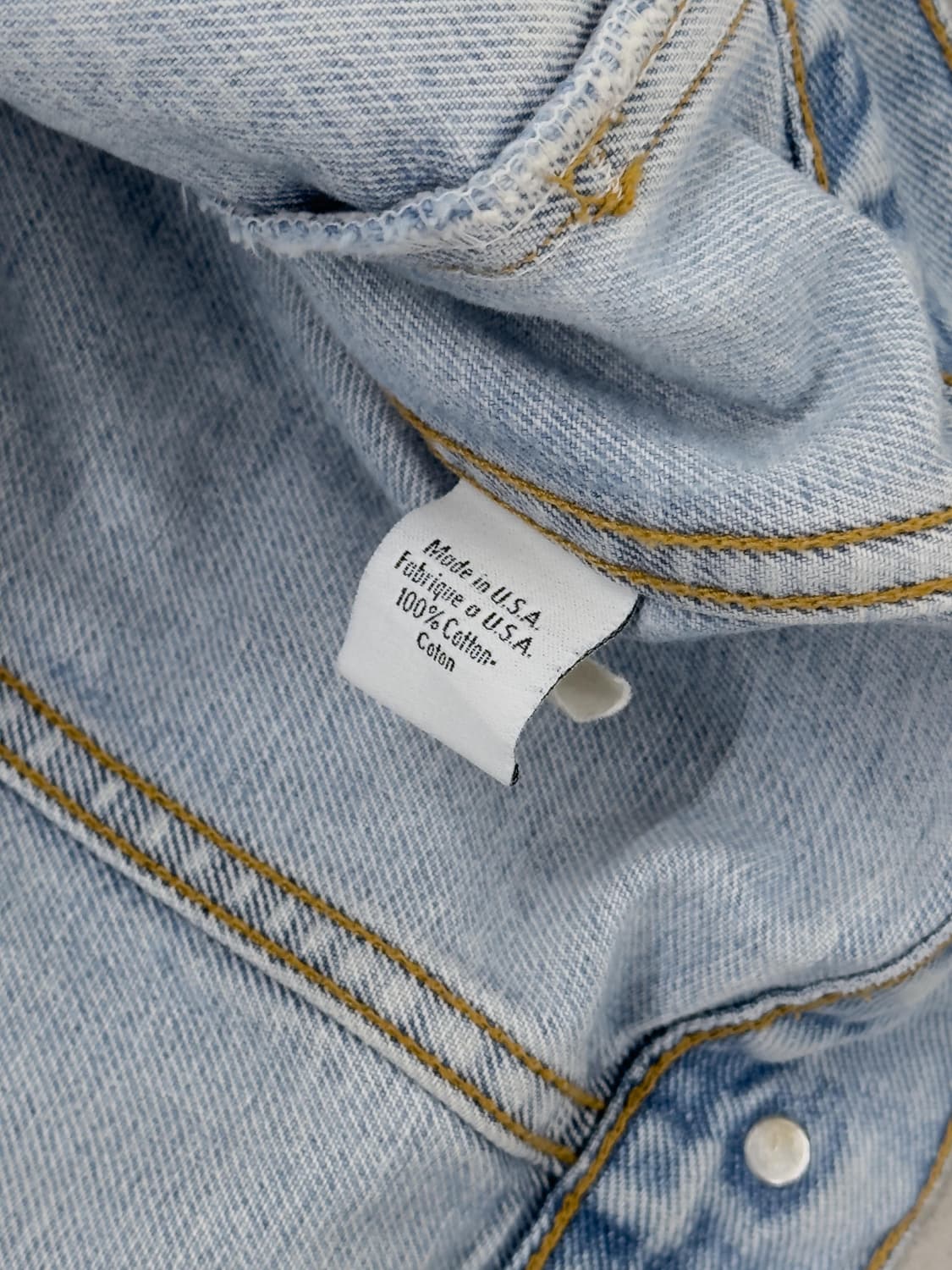 90년대 USA 캘빈클라인 데님 자켓 상품이미지7