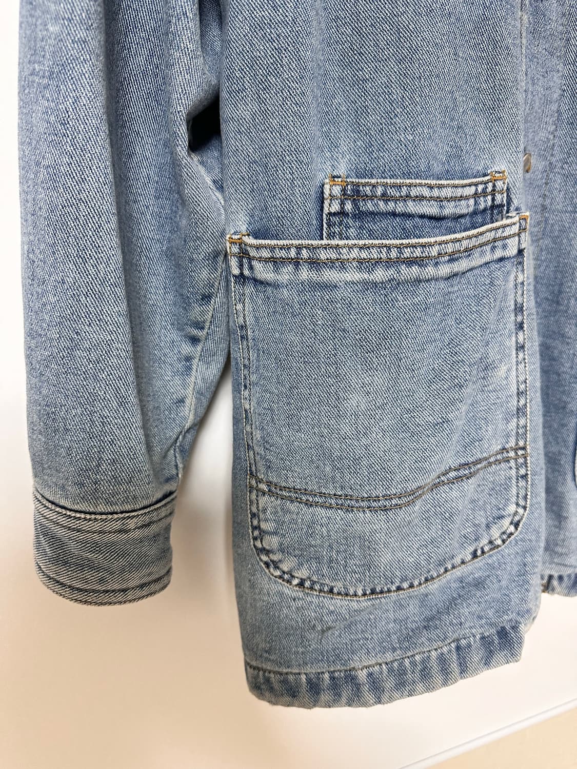 에드윈 코듀로이 칼라 데님 워크자켓 (100) 상품이미지6