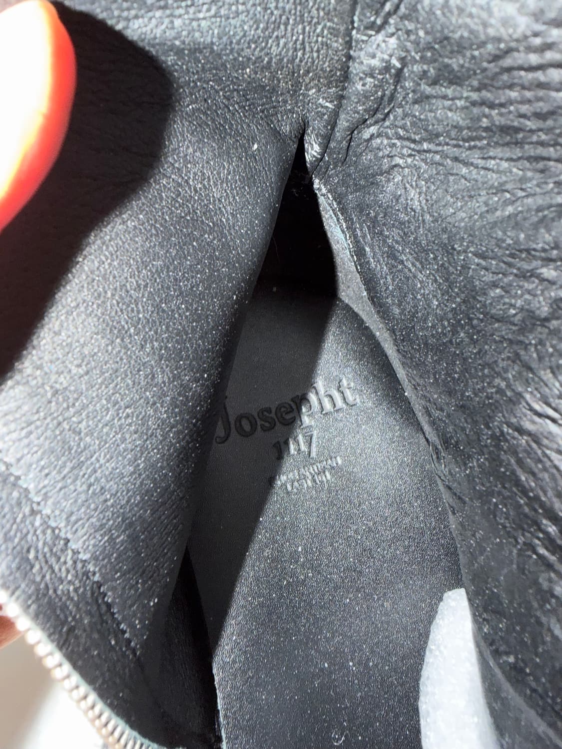 새제품) 조셉트 블랙 가죽 첼시 부츠 280 상품이미지8