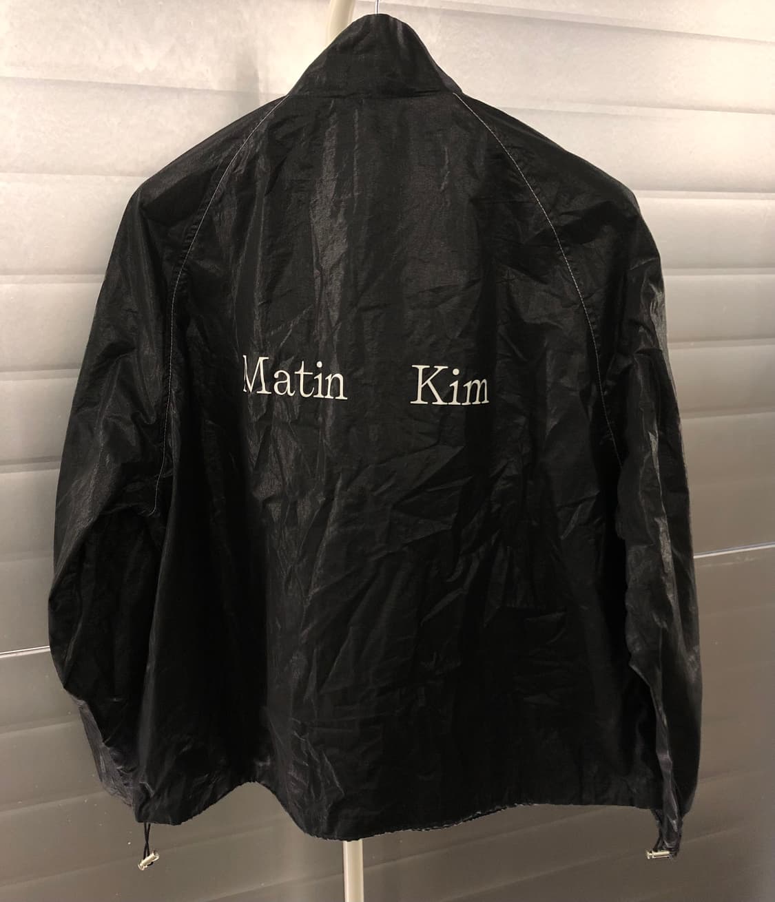마뗑킴 코팅 바람막이 자켓 F 블랙 상품이미지2