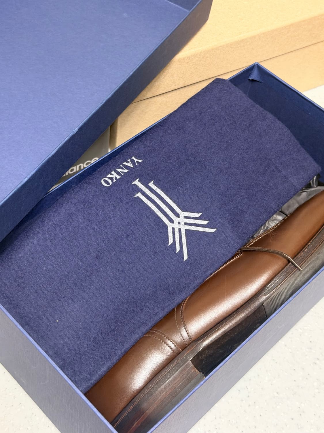 얀코 알프레드 다크브라운 7.5uk 급매 상품이미지3