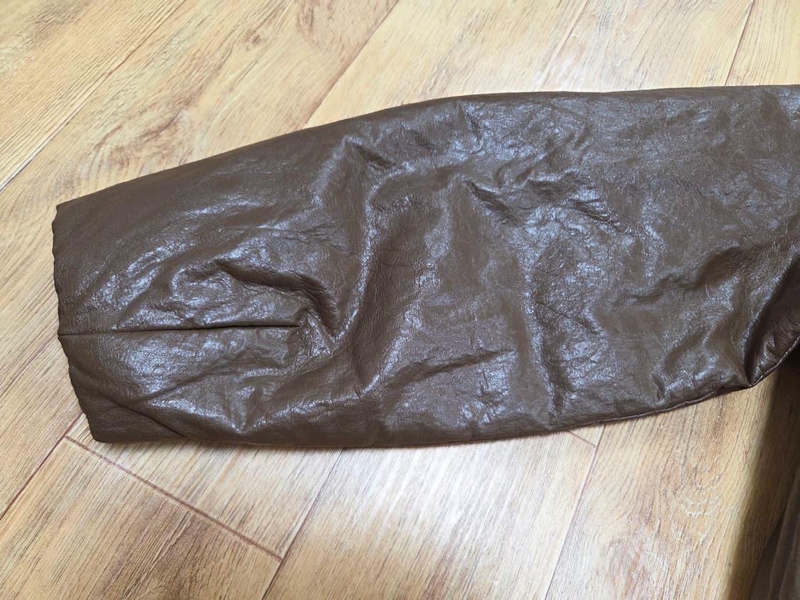 위아(WE ARE) 누빔안감 레더 블루종자켓 프리사이즈 상품이미지5