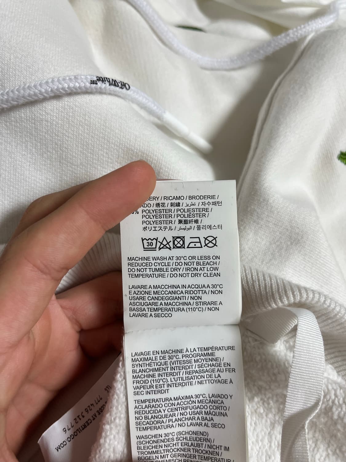 오프화이트 위드애로우 후드티 상품이미지6