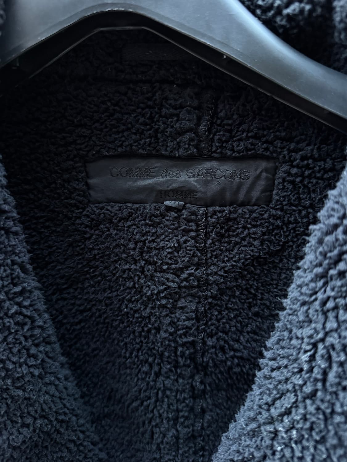 꼼데가르송 옴므 로우컷 쉐어링 무스탕 자켓 상품이미지5